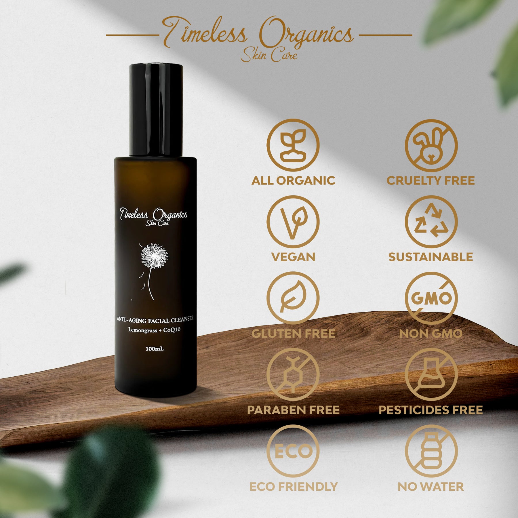 AntiAging Facial Cleanser Timeless Organics Timeless Organics Skin