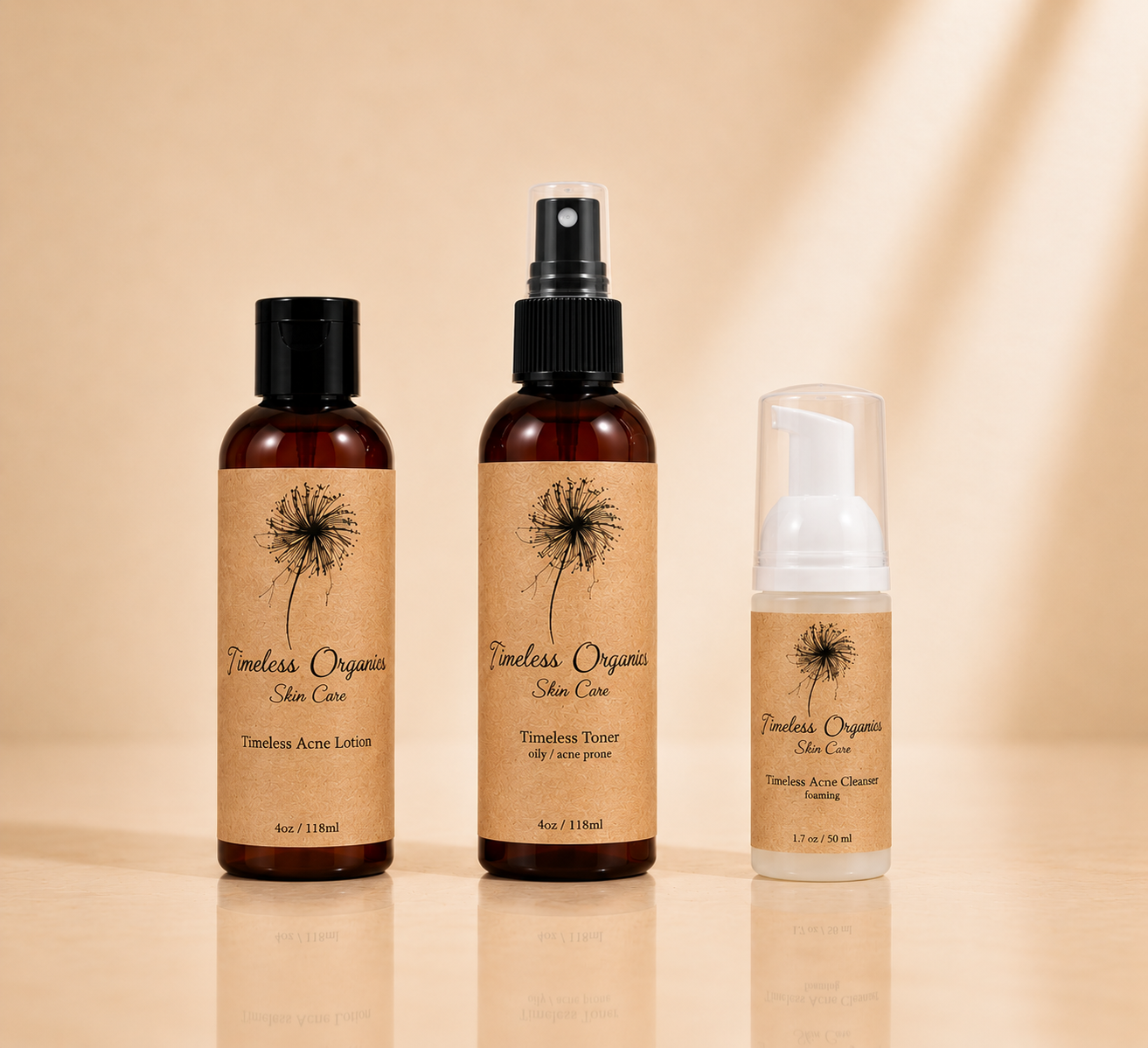 3-Step Acne System | Timeless Organics 3-Step Acne System | Timeless Organics